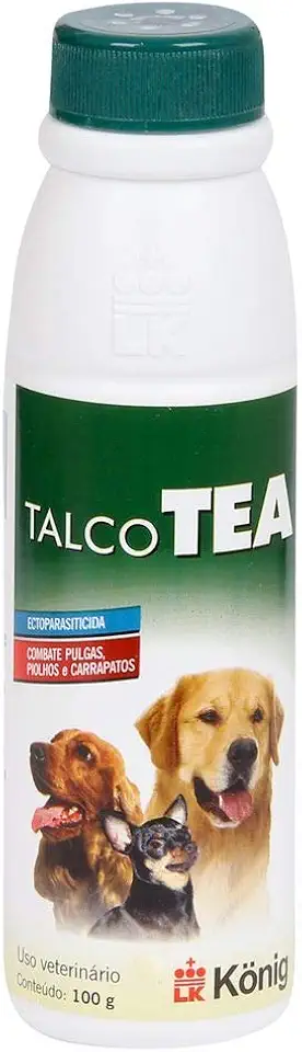 TALCO TEA Antipulgas e Carrapatos para cães