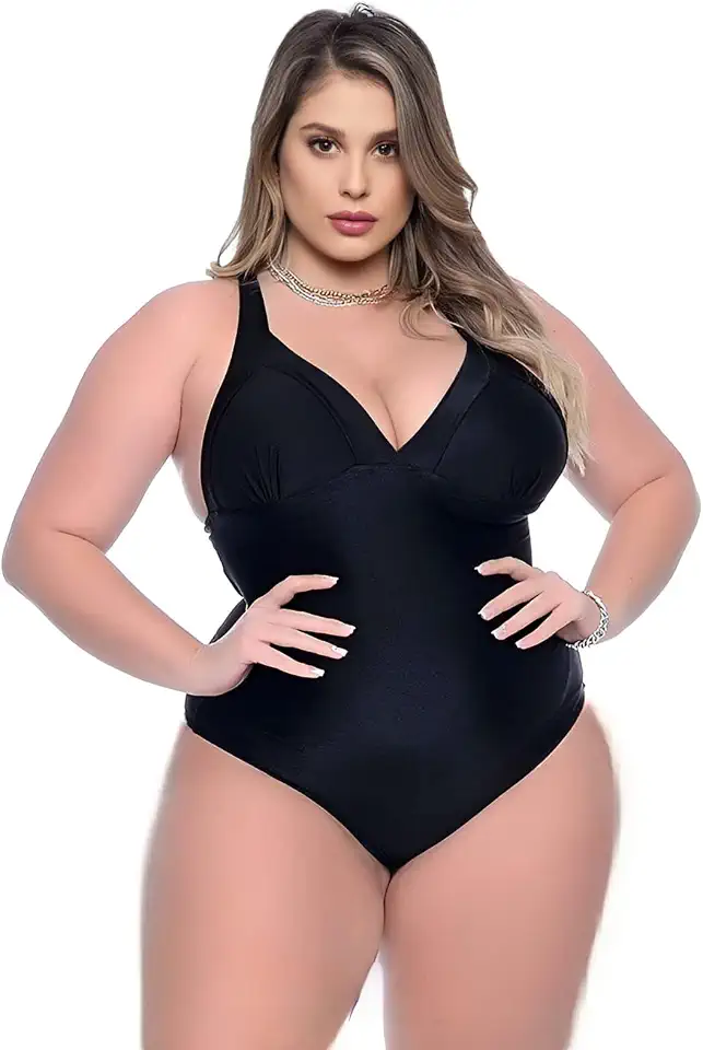 Maiô Body Tamanhos Grandes Bojo Reforçado Conforto Modelador