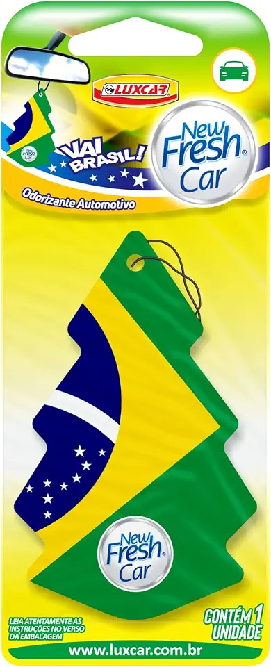 Luxcar - Odorizante New Fresh Car Vai Brasil!