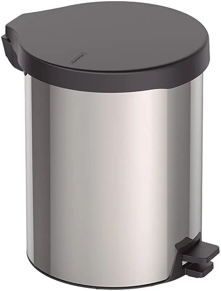 Lixeira com Pedal New Tramontina em aço inox com Acabamento Polido 12 L