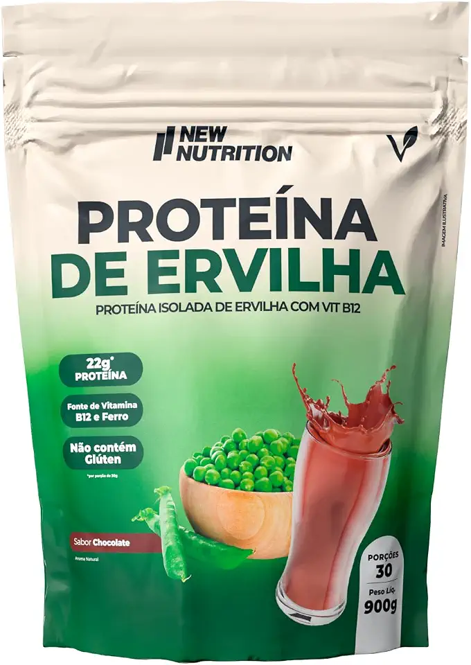 NewNutrition - Proteína de Ervilha Isolada 900g Chocolate