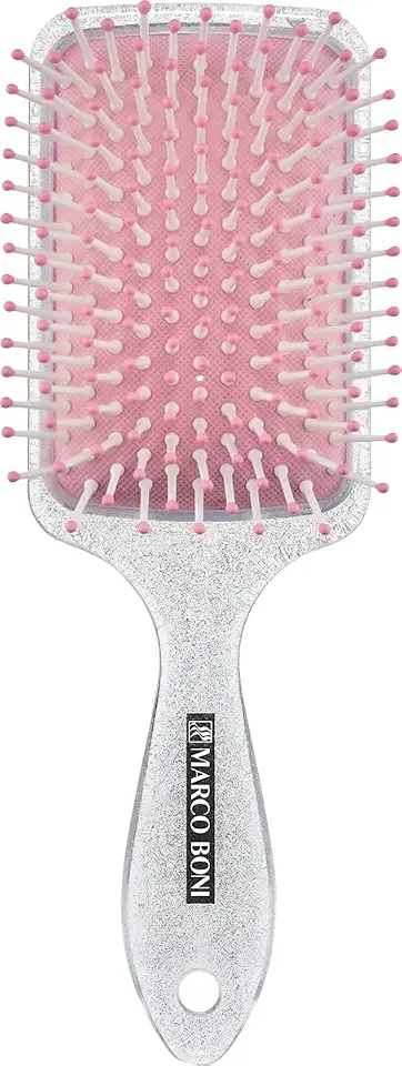 Marco Boni,Escova Raquete Media Diamond Glitter,Cores Sortidas, 7230, 1 unidade