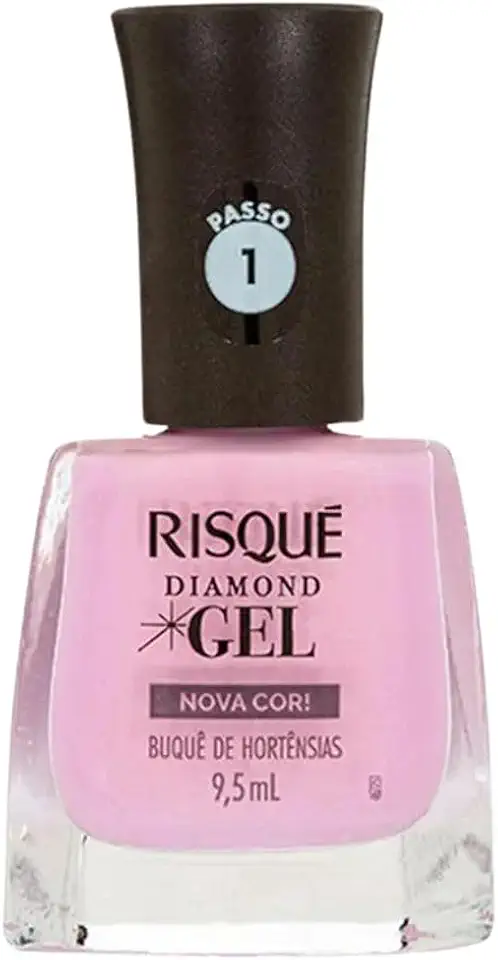 Esmalte Diamond Gel Buquê de Hortênsias Risqué 9,5 ml
