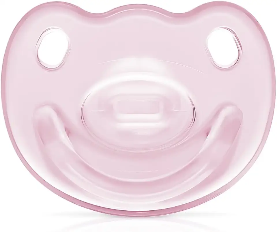 Chupeta 100% Silicone Divertidas 0 a 6 meses Lillo – Rosa