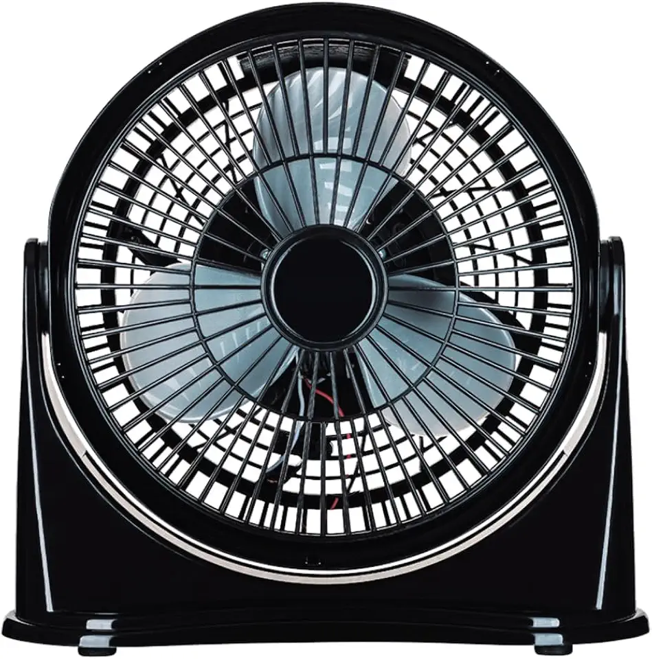 Ventilador Circulador Ponente 25cm 3 em 1, 32W, 2 Velocidades, Inclinação 180°, Mesa/Parede/Chão Preto 127v