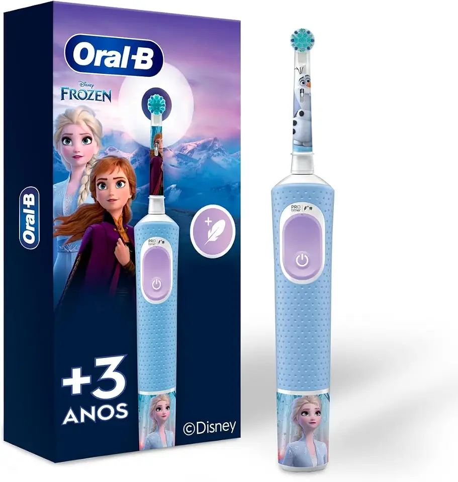 Oral-B Escova de Dente Elétrica Infantil Disney Frozen, 100-240V