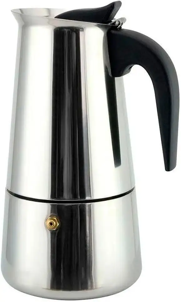 Cafeteira Italiana Expresso 450ml em Inox Para 9 Xícaras