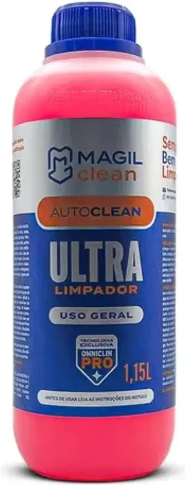 Magilclean Shampoo Automotivo 1,15 Litros Magilclean Shampoo Automotivo Carro,Moto,Caminhão,Trator Ultra Limpador Removedor de Sujeira Pesada e Leve Ultra -Three Brothers (Magilclean 1,15 Litros)