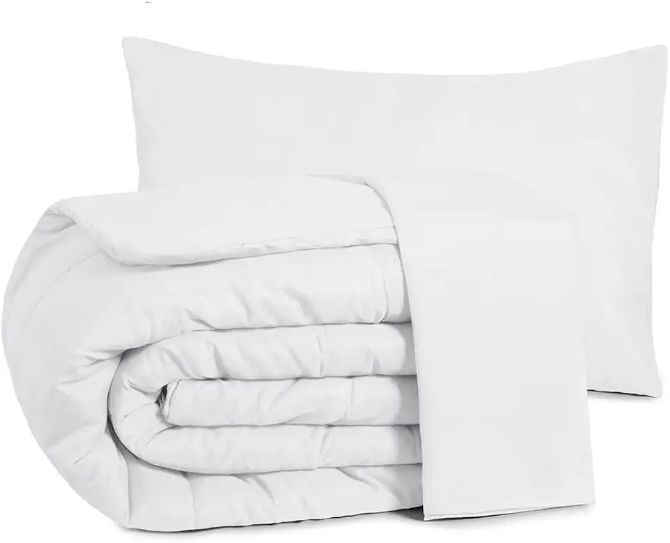 Edredom Casal Queen 3 Peças Margarida - Conforto, Estilo e Maciez para Noites Aconchegantes (Variações) (Branco)