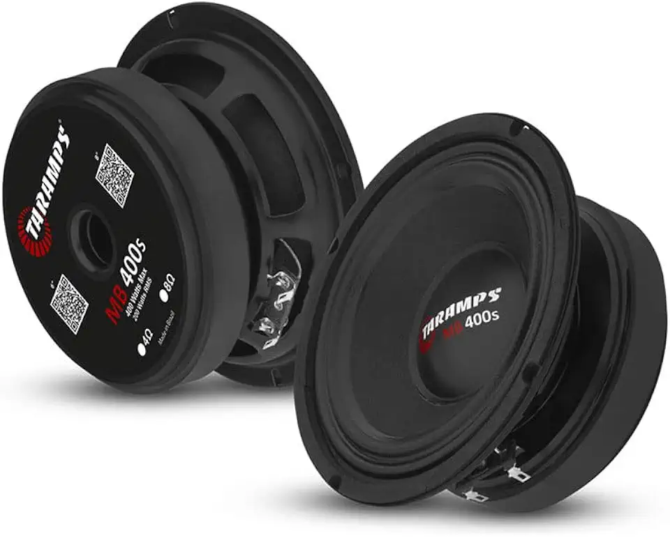 Alto Falante 6 MB 400s 8 ohms 200 W RMS 6 Polegadas Taramps Som Automotivo