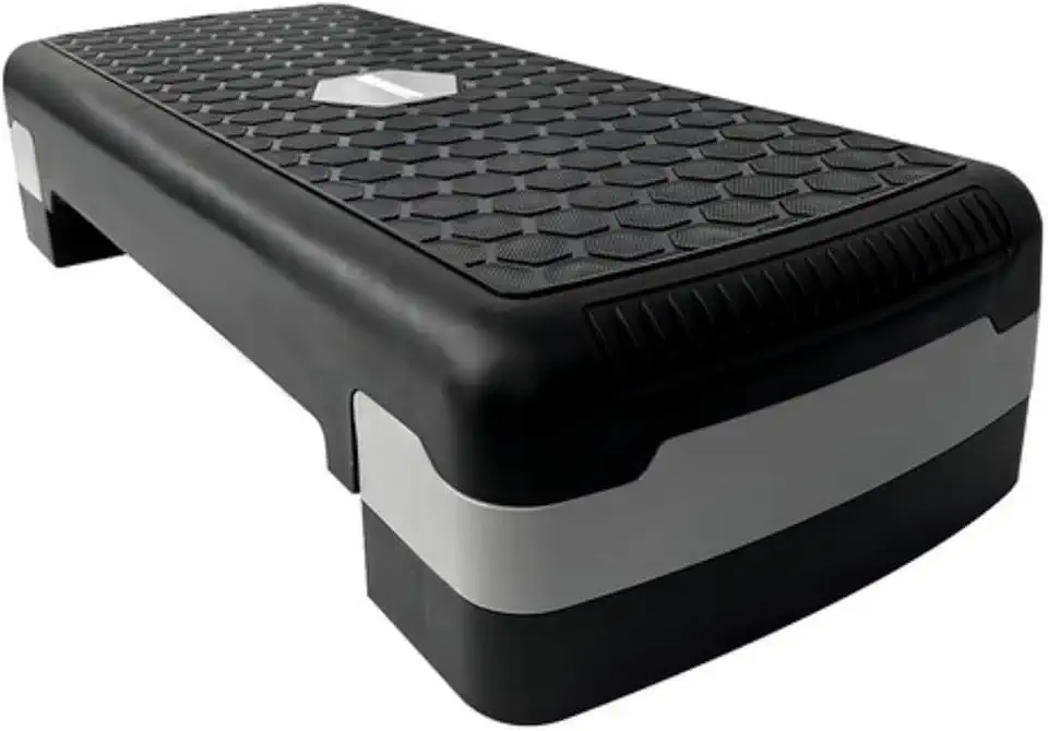 Step Academia Ajustável 2 Níveis Polietileno – Plataforma para Exercícios Funcionais, Treino Fitness e Ginástica Aeróbica, Antiderrapante e Resistente