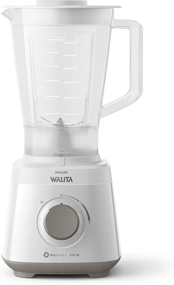 Liquidificador Daily Philips Walita, 2L, 550W, Branco, 110V - RI2110/01