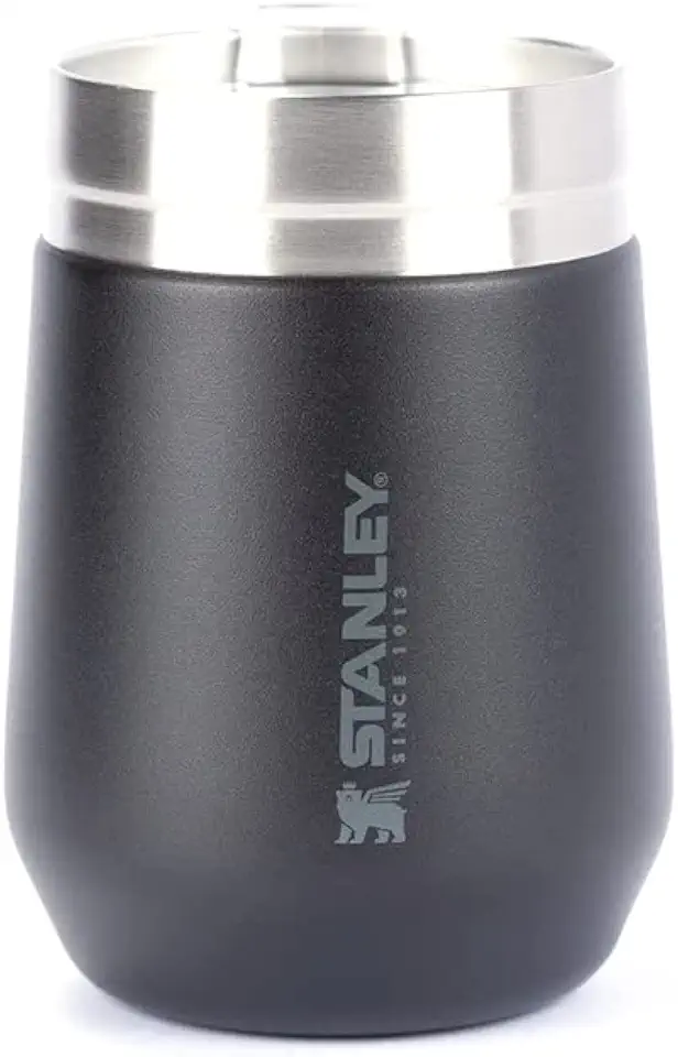 Stanley - Copo Térmico Everyday, 296ml, para Bebidas Quentes e Frias com Tampa, Aço Inoxidável, Matte Black
