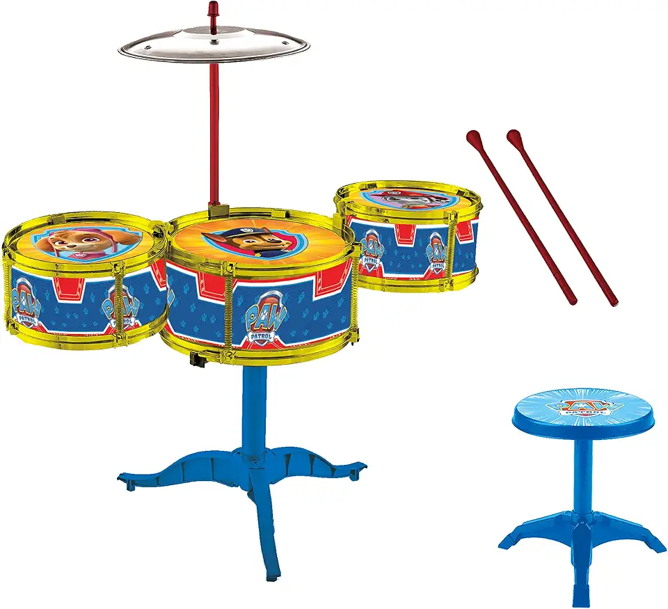 Instrumentos Musicais - Bateria Peq - Patrulha Canina