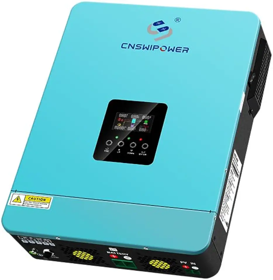 Xijia Inversor Híbrido 1800W, 12V DC para 220V AC, Onda Senoidal Pura, MPPT 80A, Pico 3600W, para Backup Residencial, Fazenda e Off-Grid