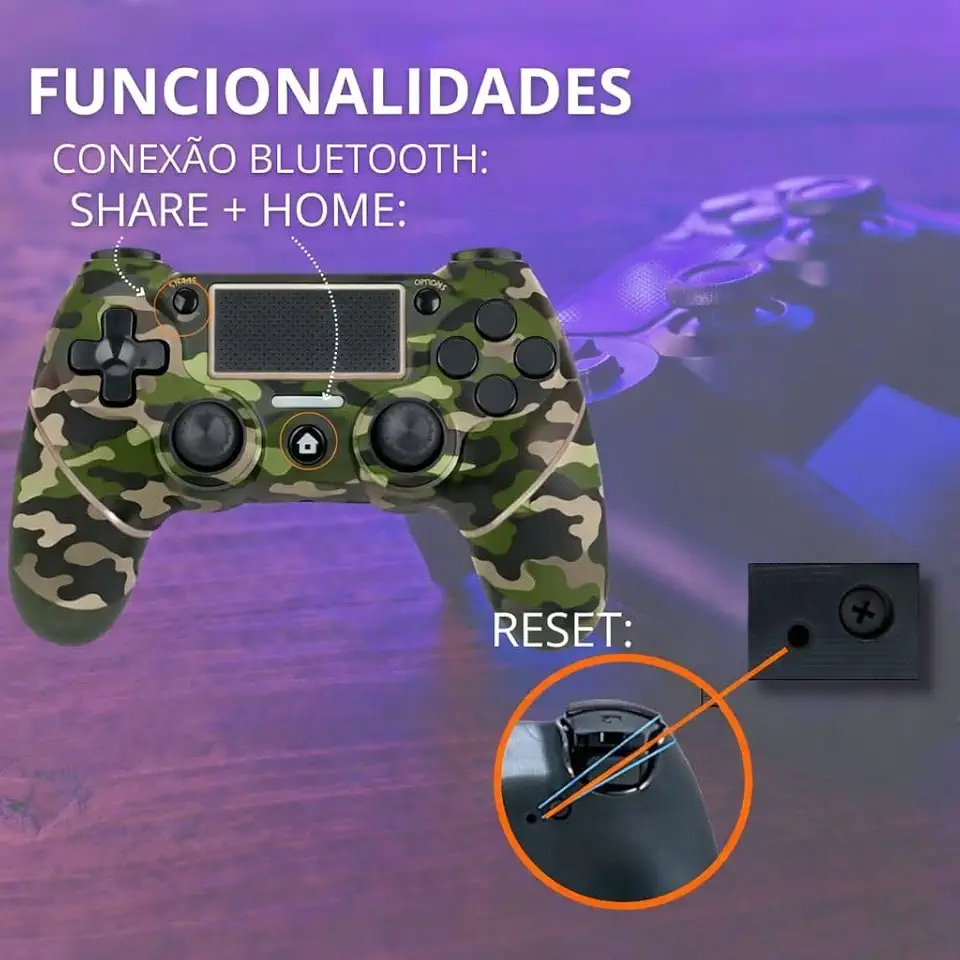 Controle Bluetooth sem fio verde camuflado Compatível Com TV Samsung, Gaming Hub Game Pass Geforce Now 3 Em 1 Crystal UHD LG TCL Phillips Android Google TV PC