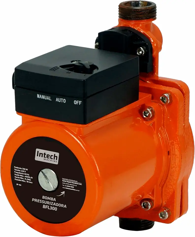 Bomba D'Água Pressurizadora 300W 4000L/H BFL300 Intech Machine (220V)