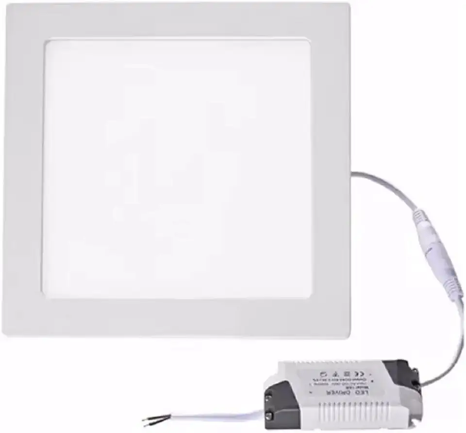 Plafon 25W Luminária Embutir LED Painel QUADRADO Slim Branco Frio 6500K