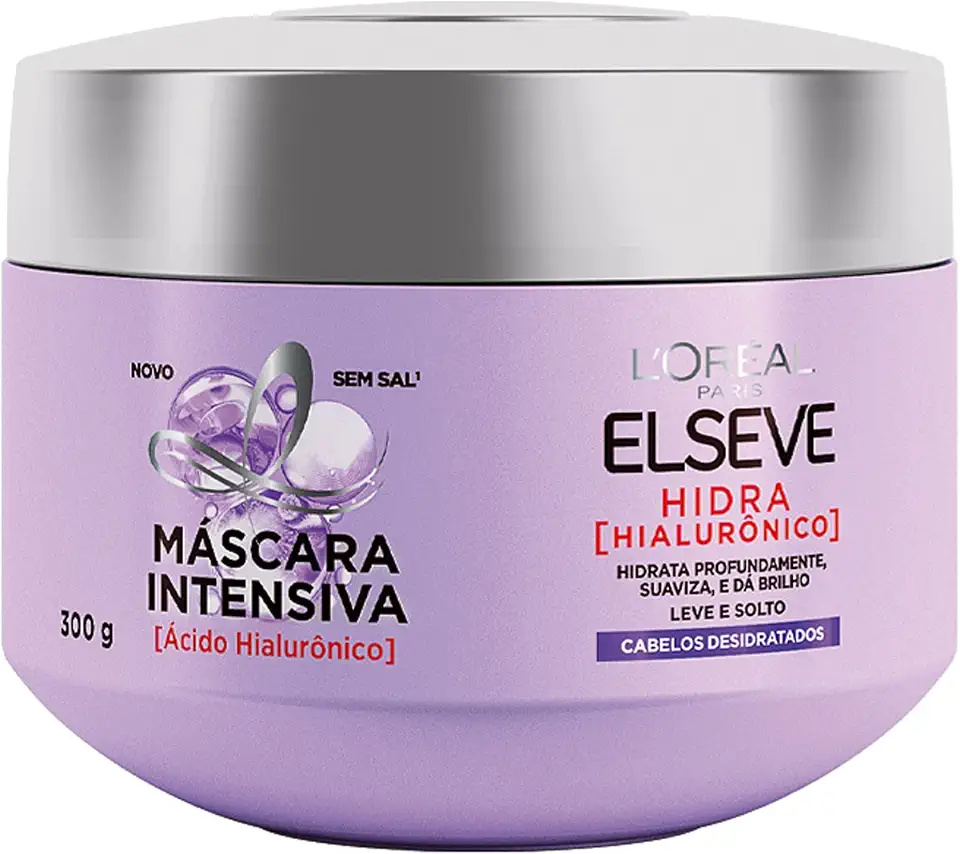L'Oréal Paris Elseve Creme de Tratamento Preenchedor Hidra Hialurônico, Hidrata e Suaviza Profundamente, 300g