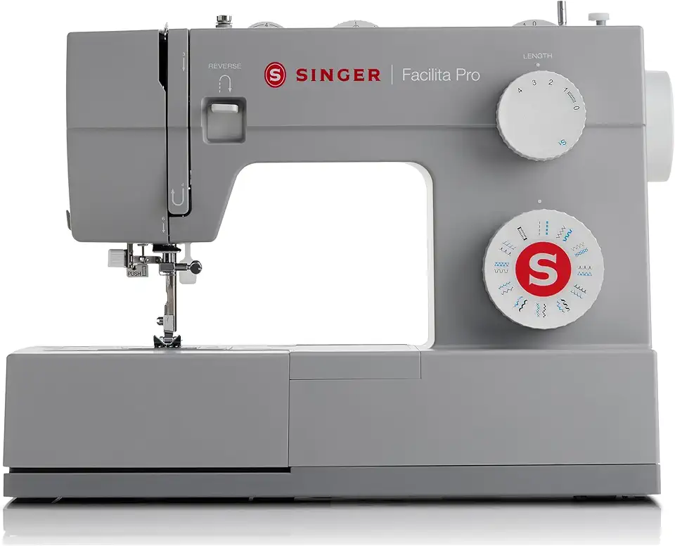 Máquina de Costura Singer Facilita Pro 4423 220V| 23 Pontos, 1100 Pontos/Minuto | Ajuste de Comprimento e Largura de Ponto | Casa de Botão Automática | Cortador de Linha | Braço Livre