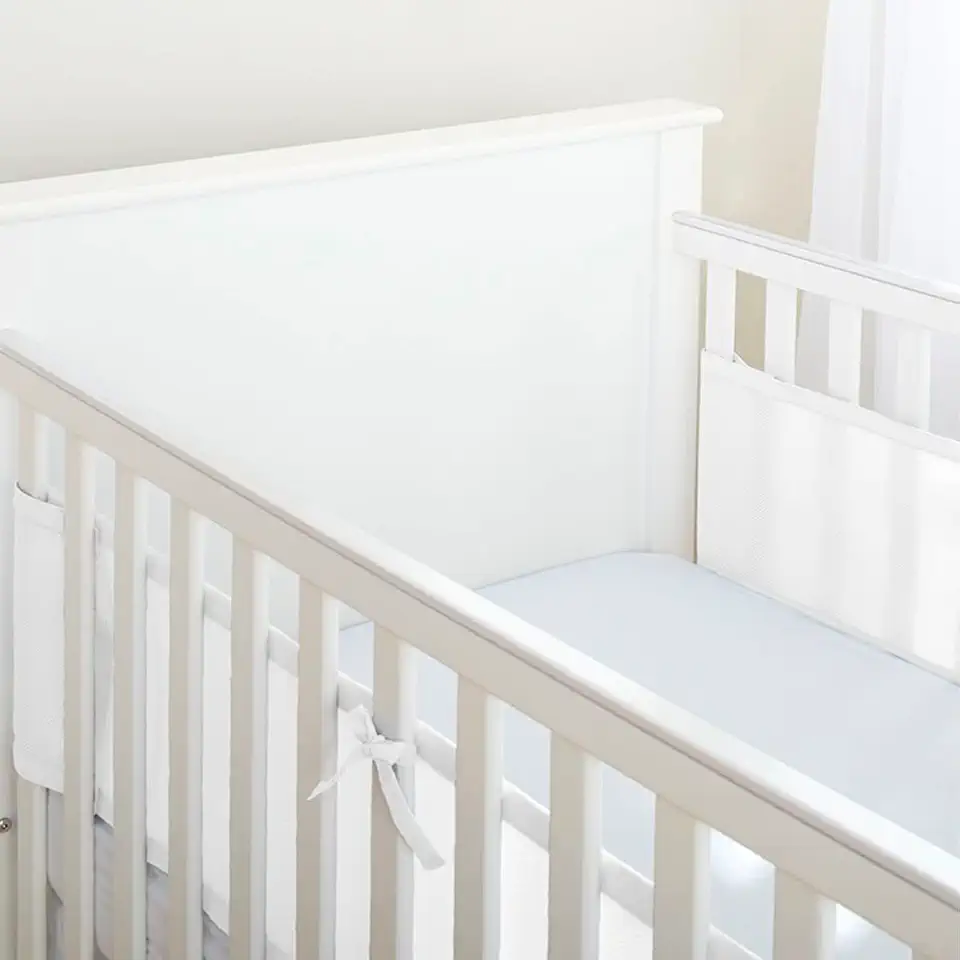 Tela Respirável Para Berço, Baby Deluxe, Branco