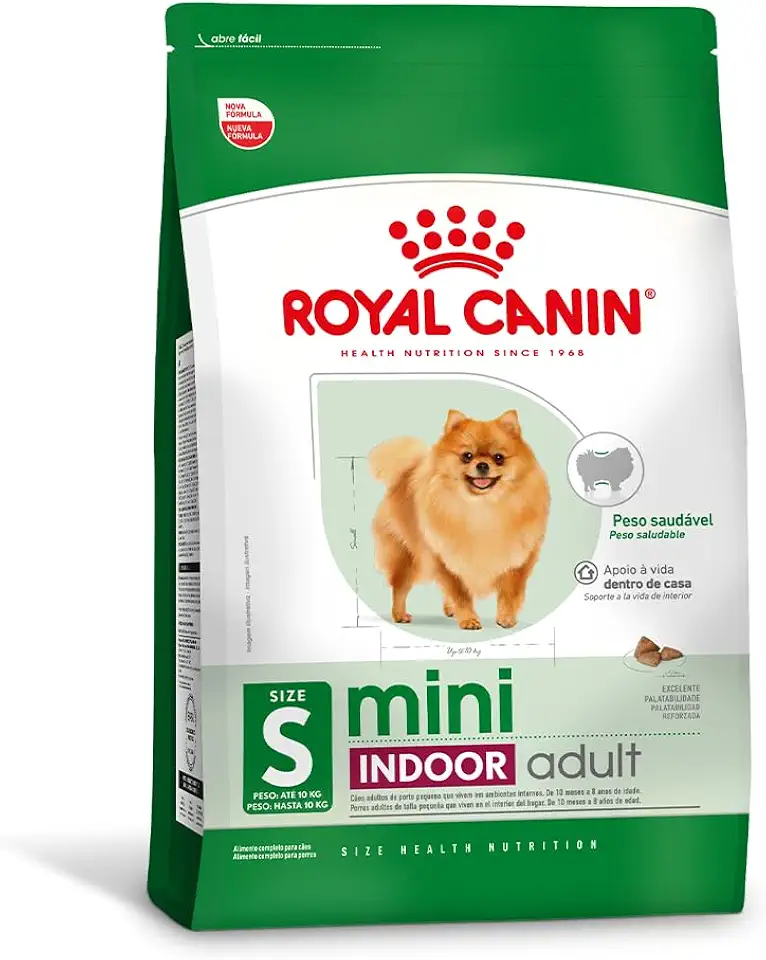Ração Royal Canin Mini Indoor Cães Adultos 2,5Kg Royal Canin Adulto