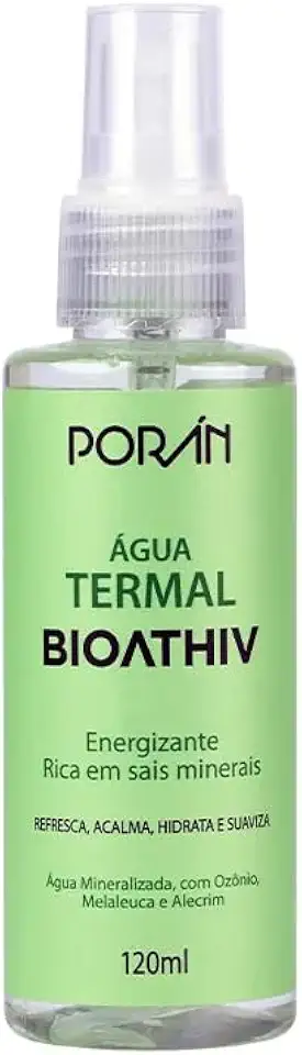 Água Termal Poran - Spray Facial Hidratante 120ml - Refresca e Acalma a Pele Sensível - Thermal Water PR110