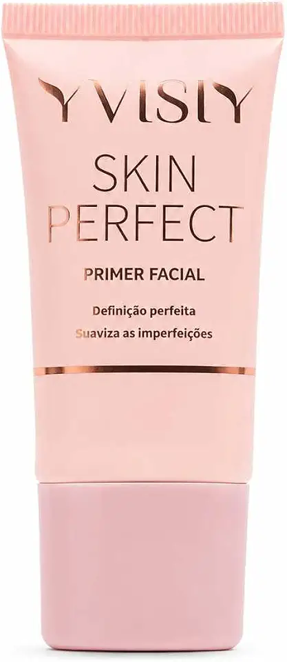 Yvisiy Skin Perfect Primer Facial Matte Efeito Blur | Textura Leve Siliconada, Minimiza Poros Dilatados, Prolonga a Maquiagem, Controle de Oleosidade, Para Todos os Tipos de Pele