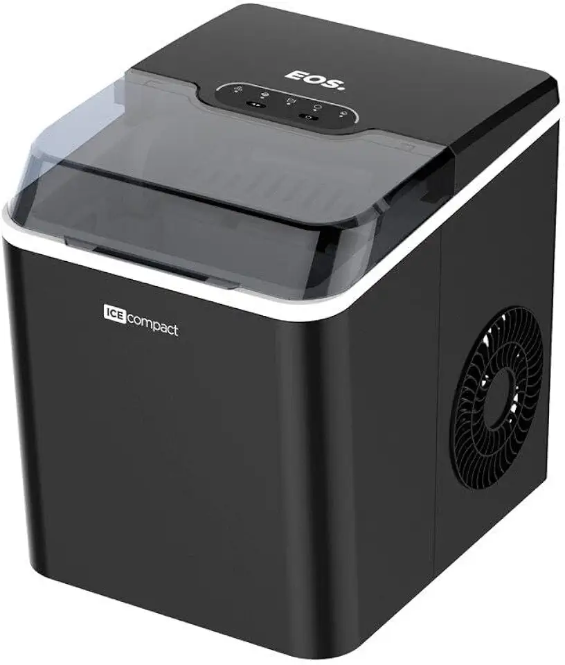 Máquina de Gelo EOS 12kg Ice Compact Preto EMG04P 110V
