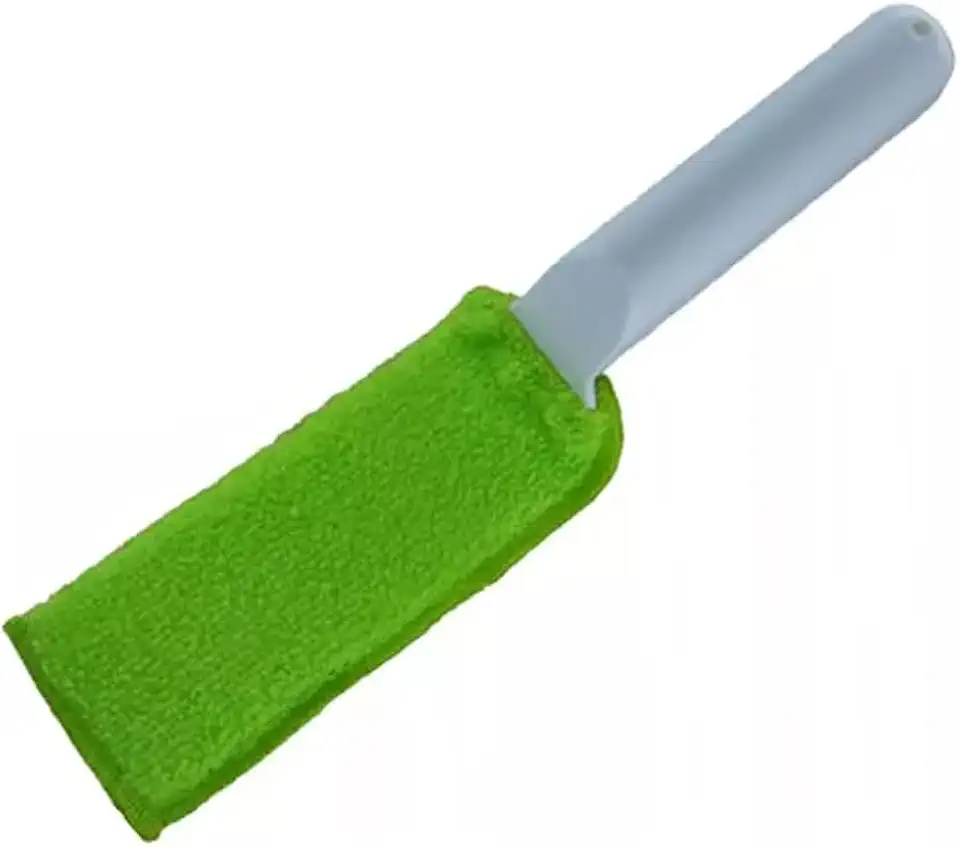 Limpador de Vidro Para Transpasse Espatula com 2 Refis Microfibra para Janela/Box/Espelhos