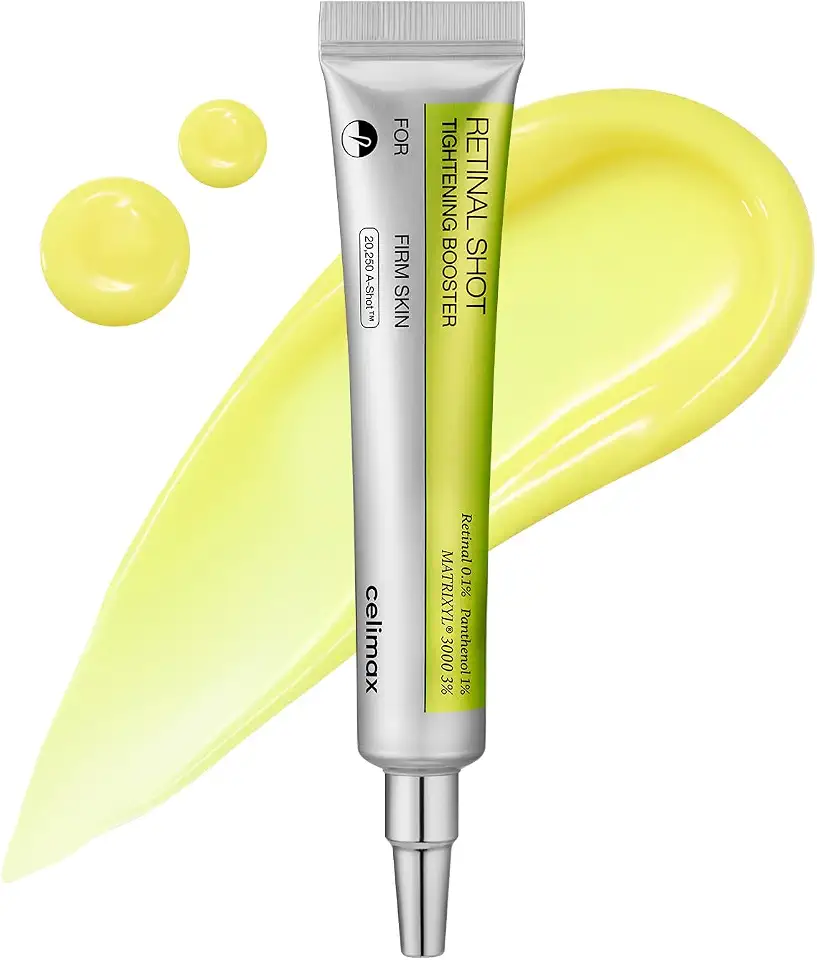 celimax The Vita A Retinal Shot Tightening Booster | 0,1% retiniano, minimizador de poros, rugas e linhas finas, pele mais firme, 15 ml