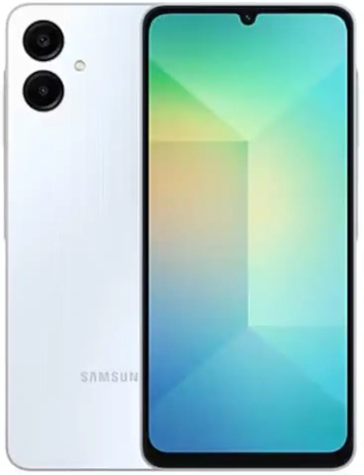 Celular Samsung Galaxy A06, 128GB, 4GB RAM, Tela 6.7", Câm. Traseira 50+2MP, Frontal 8MP (Branco)