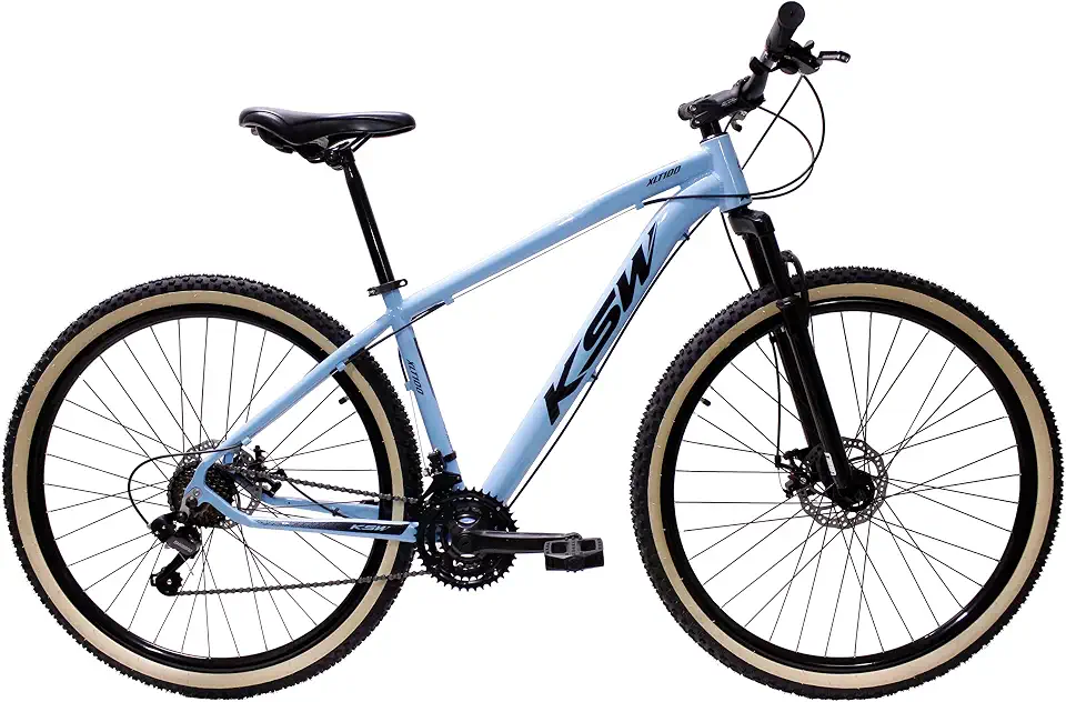 Bicicleta Aro 29 Ksw 21 Marchas Alumínio Cambio Shimano Freio a Disco