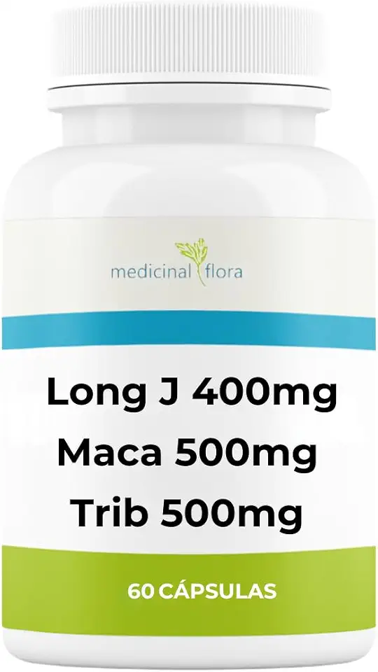 Long J 400mg + Trib + Maca 500mg - 60 Doses