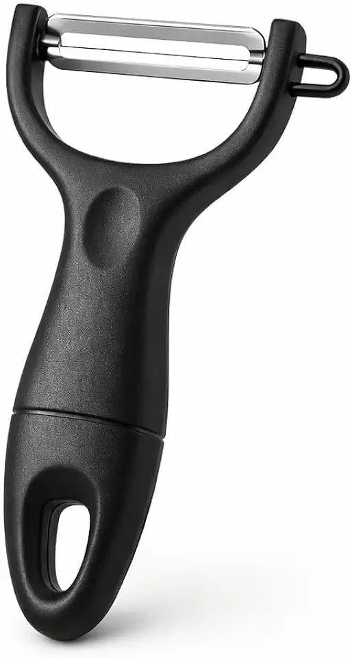Descascador de Legumes e Frutas 17×8 cm com Lâmina Inox Afiada – Acabamento Premium, Ergonômico, Leve e Resistente