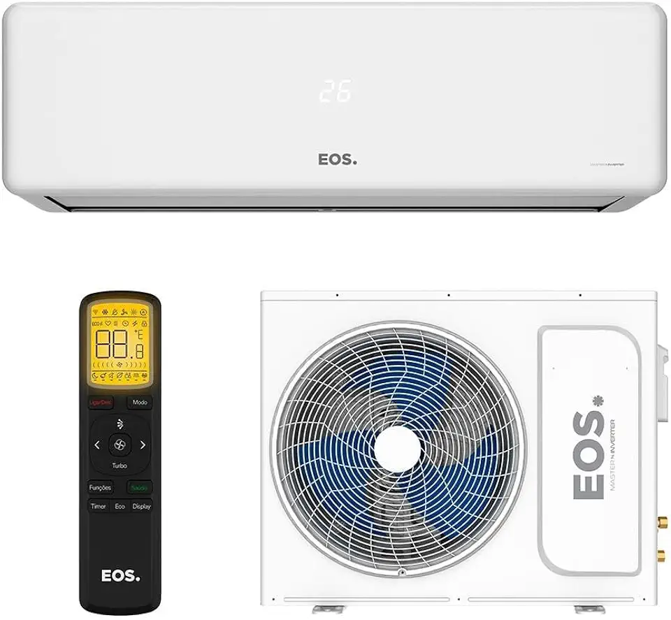 Ar-Condicionado Split Inverter 30000 BTUs EOS Master Inverter High Wall Quente e Frio EASM30001IQI/EASM30001IQE 220V