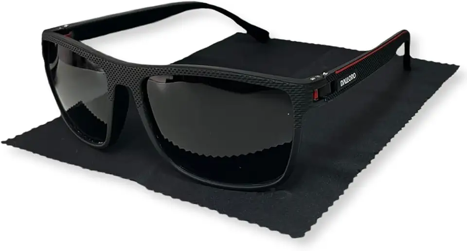 Óculos de Sol Quadrado Masculino Feminino Estilo Clássico Polarizados Proteção UV400 Premium