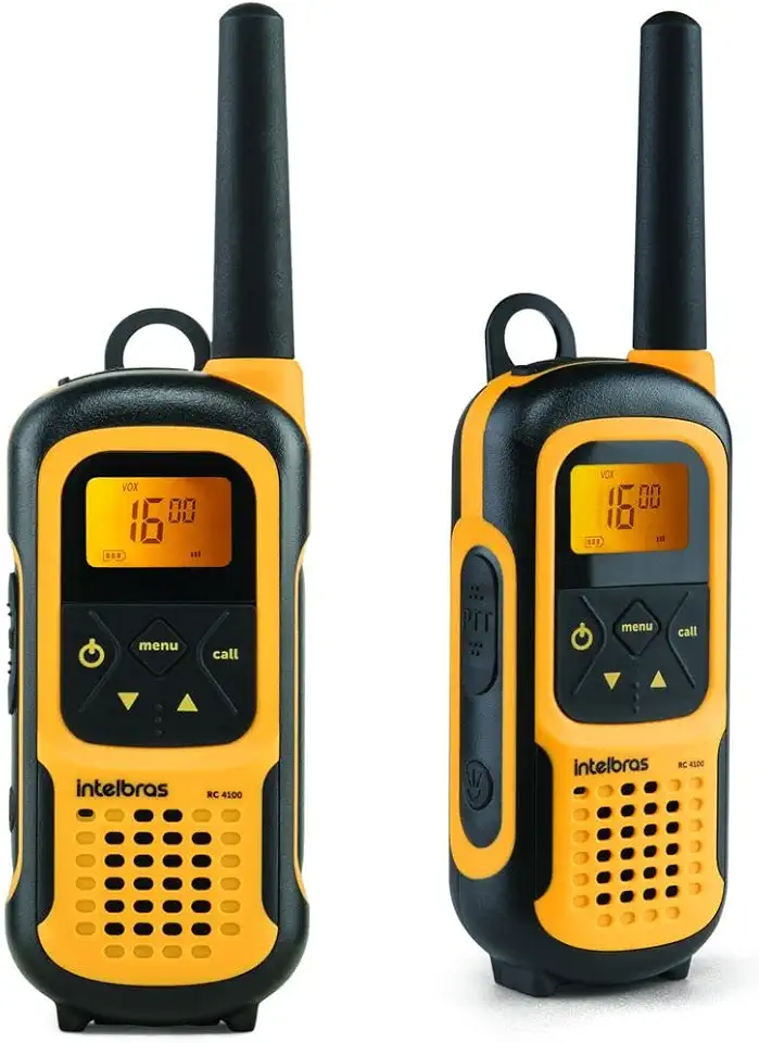 Rádio Comunicador WaterProof RC 4102 Preto Intelbras