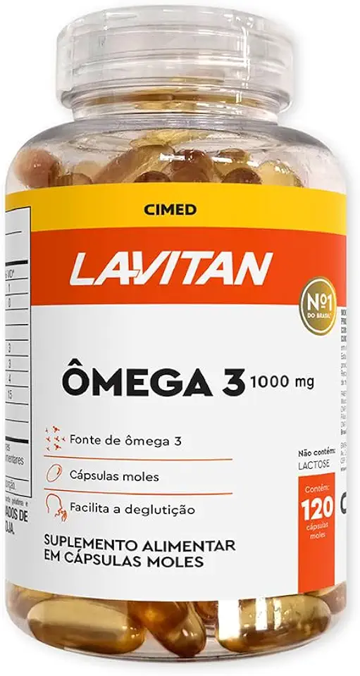 Lavitan ômega 3 1000 mg- 120 cápsulas