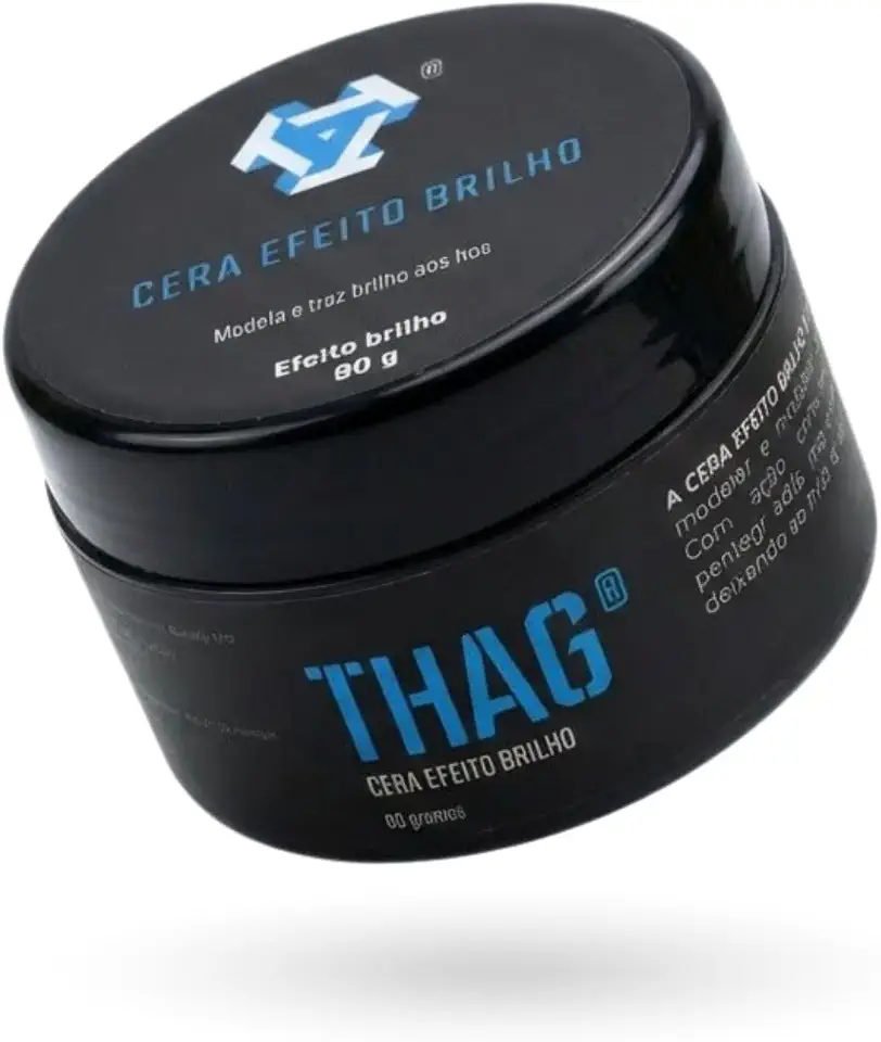 Pomada Modeladora Efeito Brilho 80g – THAG Pomade – Exclusive Edition