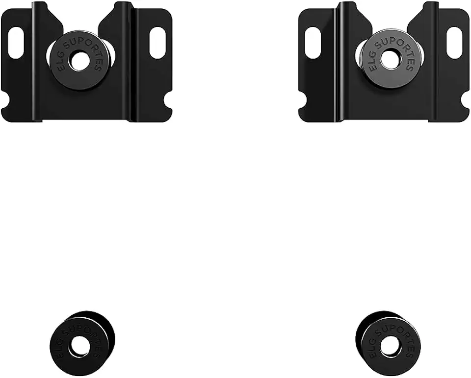 ELG, GENIUS, Suporte Fixo Universal de Parede Para TVs de 14” a 100”, Capacidade até 100 kg, Padrão VESA de 75x75 a 800x400mm, Preto