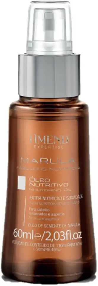 Óleo Nutritivo Amend Expertise Marula Fabulous Nutrition Proteção e Hidratação 60ml