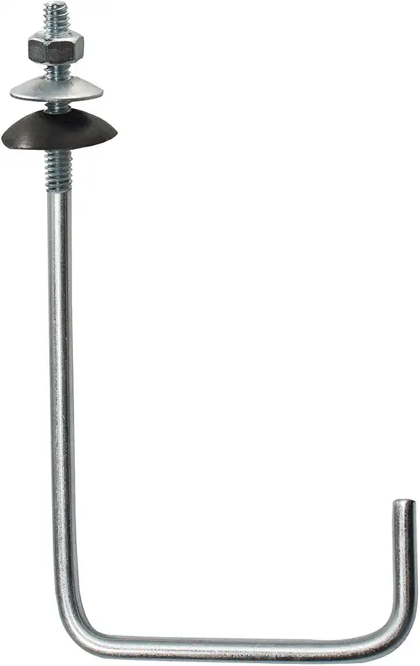 Kit C/100 Gancho Fixação Telha Fibrocimento 1/4x240 Completo