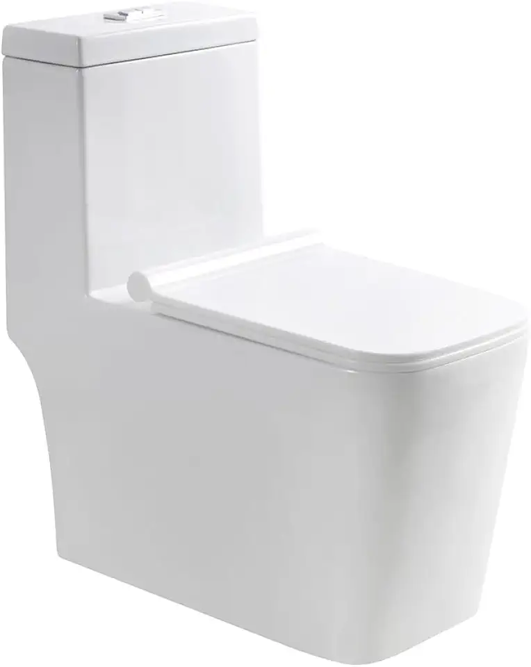 Vaso Sanitário Monobloco Esmeralda Quadrado Completo Caixa Acoplada