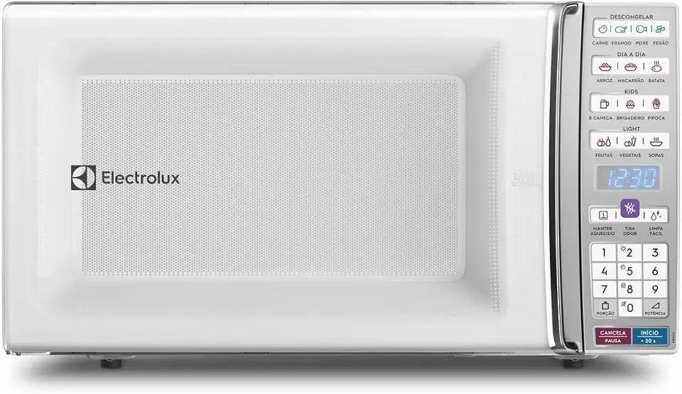 Micro-ondas Electrolux 34L Branco com Função Tira Odor e Manter Aquecido 127v MEO44