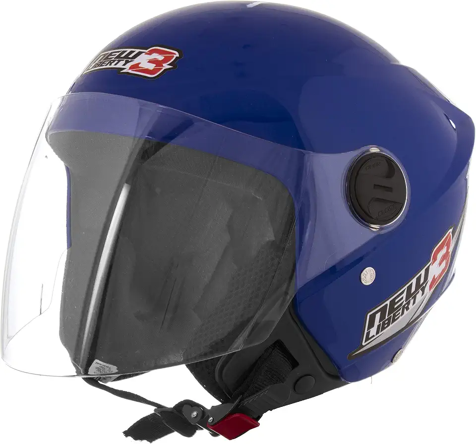 CAPACETE ABERTO PRO TORK NEW LIBERTY 3 SOLID AZUL TAM. 58