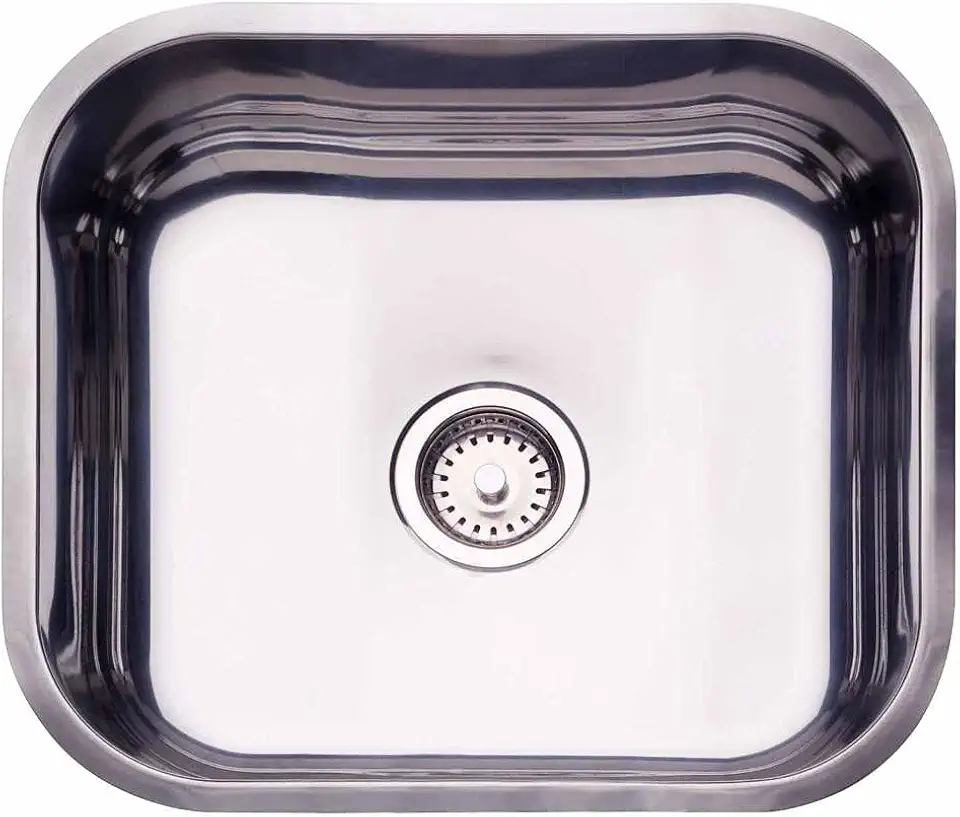 Cuba de embutir Tramontina Lavínia 40 BL em aço inox polido 40x34 cm