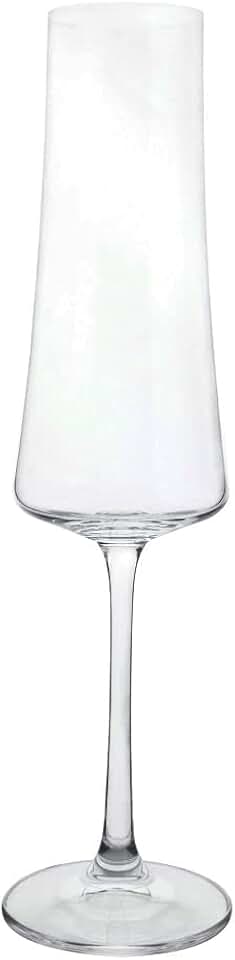 Jogo de 6 tacas para champanhe Xtra em cristal ecologico 210ml A26,5cm