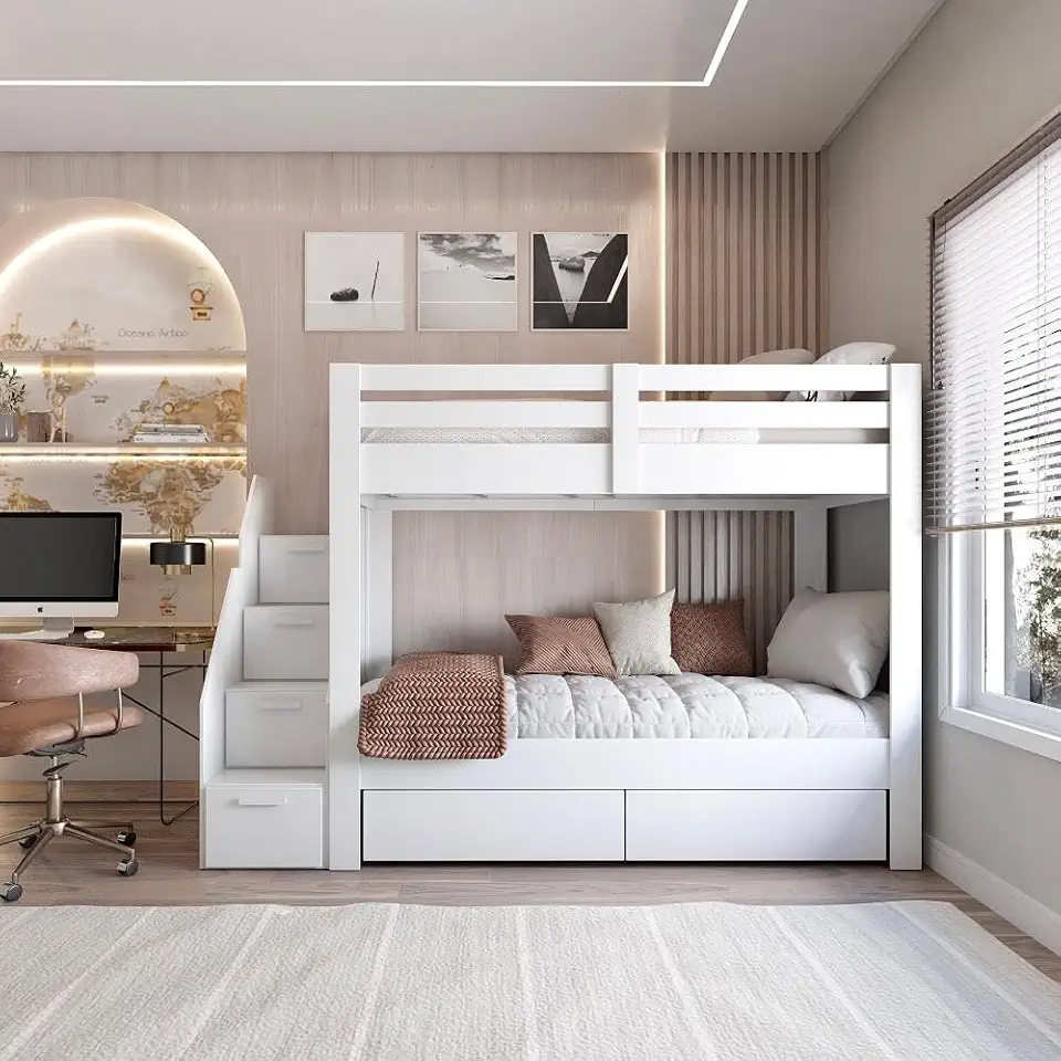Beliche Juvenil 2 Gavetas Star Plus Casatema Branco