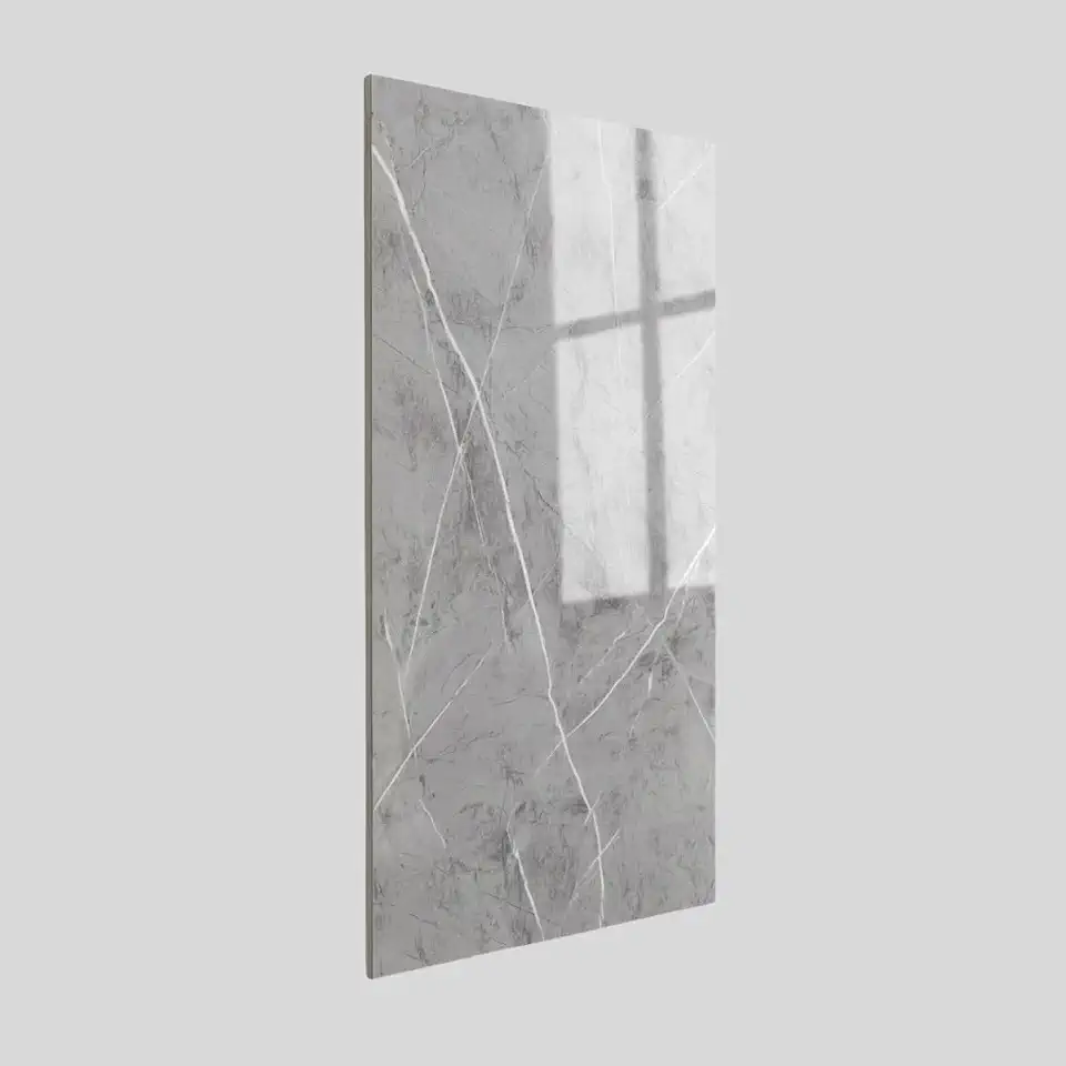 Kit 10 Placa Mármore Cimento Queimado Adesivo 3d Parede Lavável Porcelanato Auto Colante